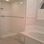 Finished Shower & Tub